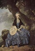 Johann Zoffany Portrait of Mrs. Oswald oil on canvas